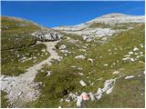 Rifugio Pederü - Sasso delle Dieci / Zehnerspitze